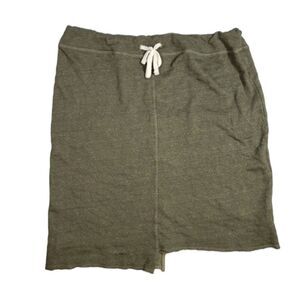 SUNDRY Drawstring sweat skirt L